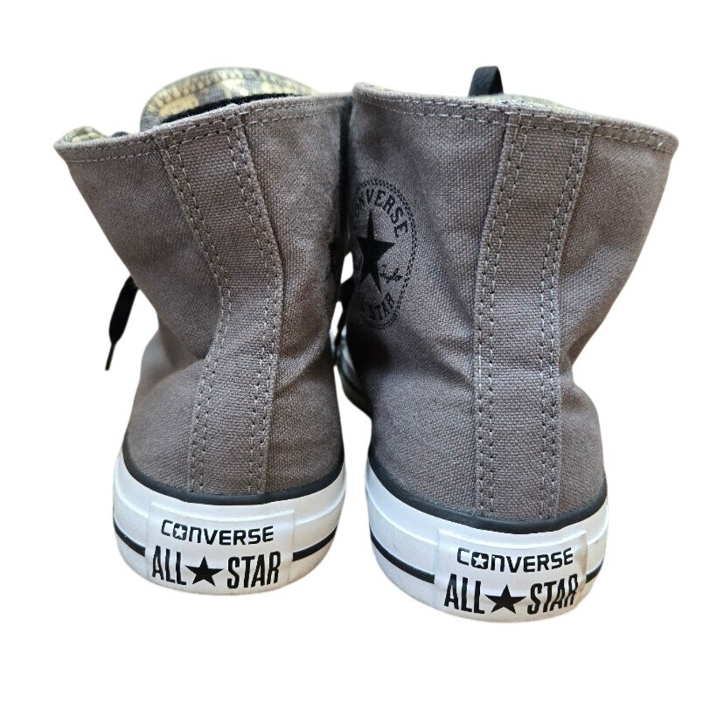 Converse Chuck Taylor All Star High Top Sneakers Gray Womens Size 8 EUC - Picture 6 of 8